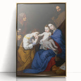 Baroque and Rococo Wall Art - The Holy Family with St. Anne - Print