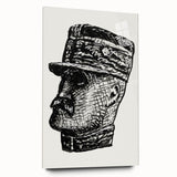 Expressionist Art - Portrait of Ferdinand Foch Abstract Wall Art