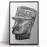Expressionist Art - Portrait of Ferdinand Foch Abstract Wall Art