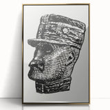 Expressionist Art - Portrait of Ferdinand Foch Abstract Wall Art