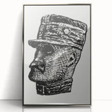Expressionist Art - Portrait of Ferdinand Foch Abstract Wall Art