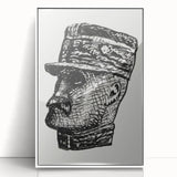 Expressionist Art - Portrait of Ferdinand Foch Abstract Wall Art