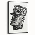 Expressionist Art - Portrait of Ferdinand Foch Abstract Wall Art