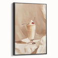Black and white vintage poster art of a landscape on framed canvas, ideal for bedroom wall decor.