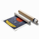 Modern Wall Art - Abstract Figure with Umbrella | Minimalist Decor
