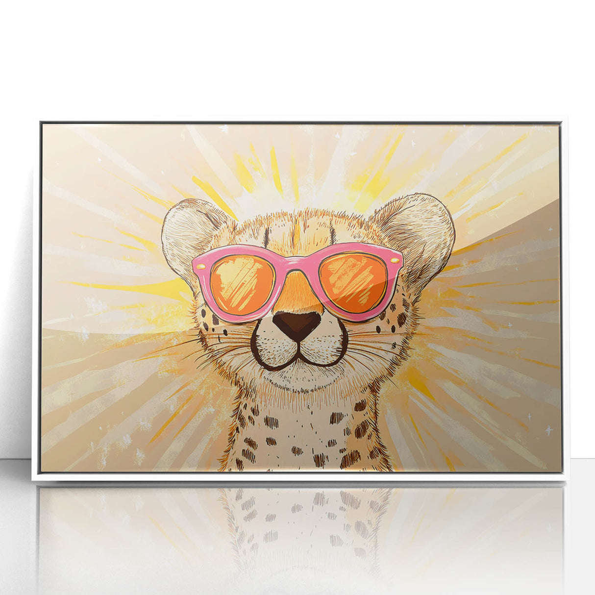 Cool Cheetah Girls Room Wall Art – Nursery & Kids Room Art Print