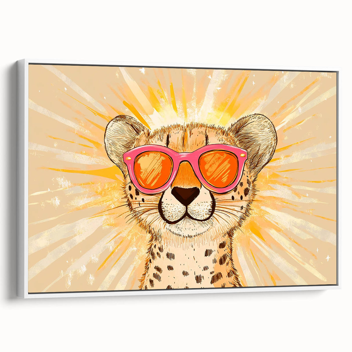Cool Cheetah Girls Room Wall Art – Nursery & Kids Room Art Print