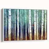 Framed canvas artwork showcasing an abstract landscape in soft earth tones, displayed in a sleek white frame, enhancing modern home decor aesthetics.