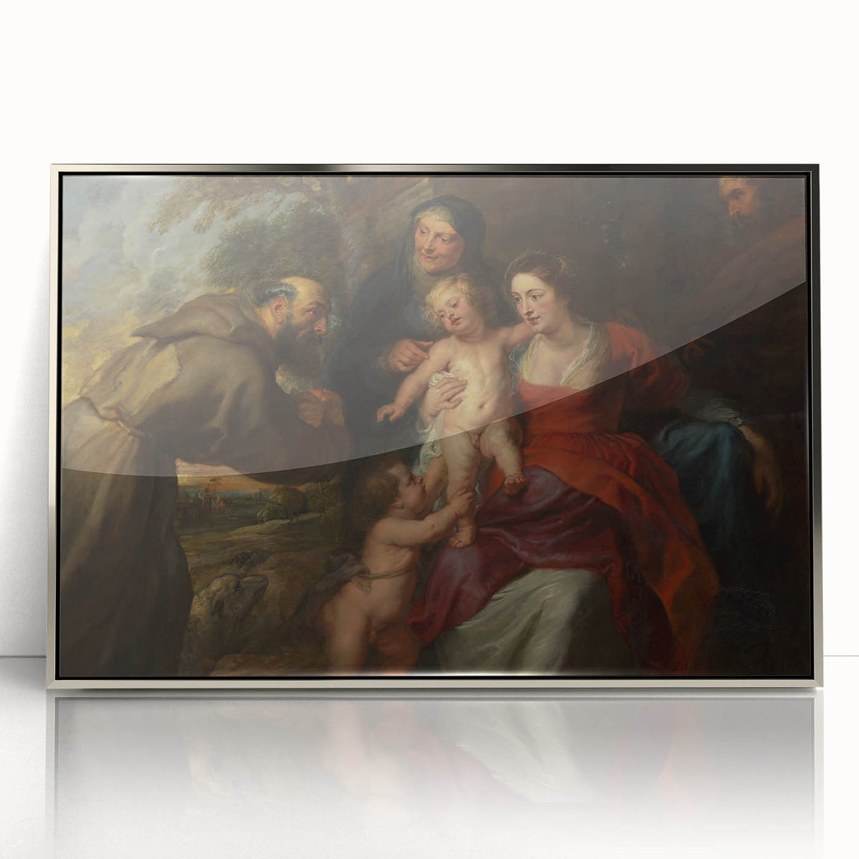 Baroque and Rococo Wall Art - Adoration of the Christ Child - Print