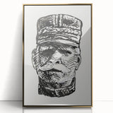 Expressionist Art - Portrait of General Joffre Abstract Wall Art