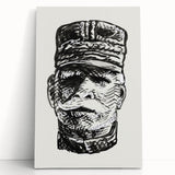 Expressionist Art - Portrait of General Joffre Abstract Wall Art