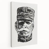 Expressionist Art - Portrait of General Joffre Abstract Wall Art