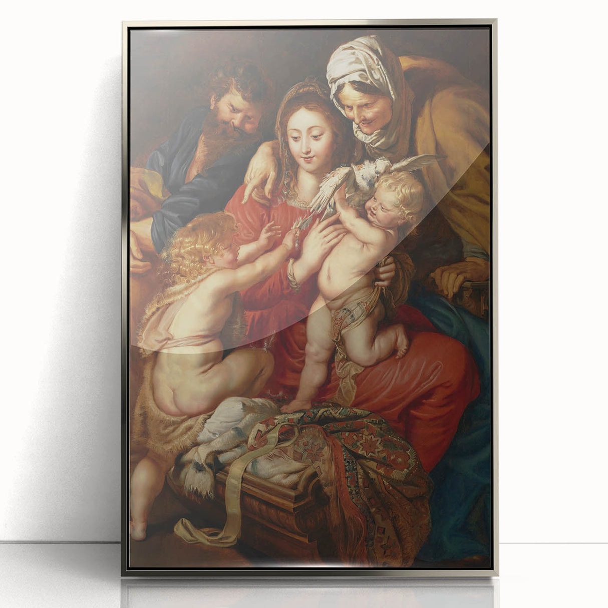 Baroque and Rococo Wall Art - The Holy Family with St. John - Print