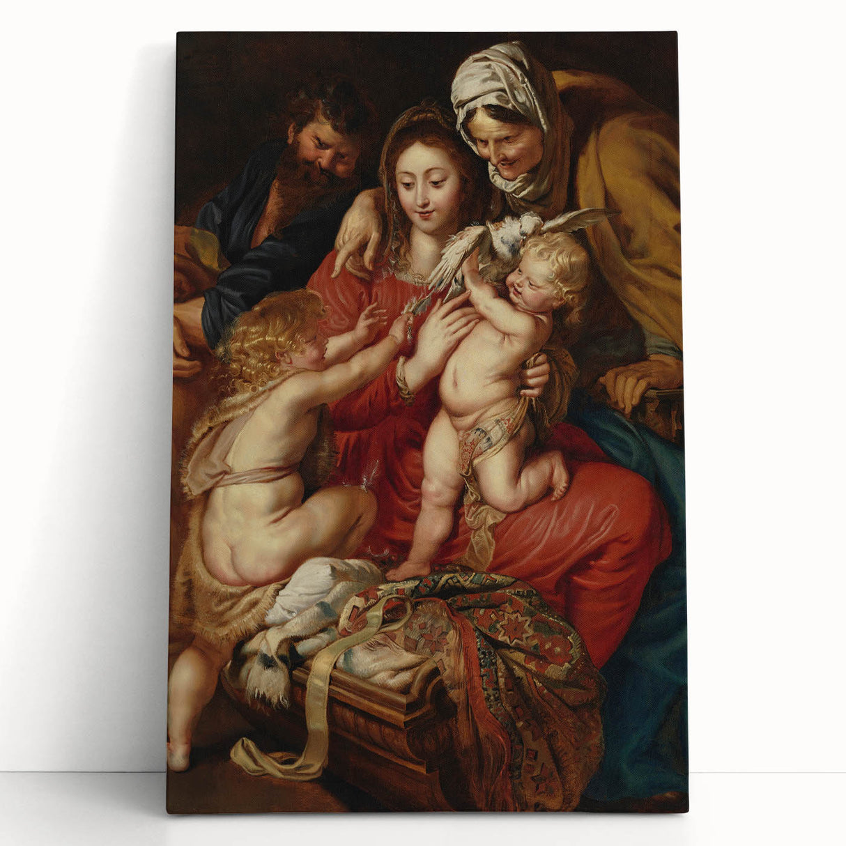 Baroque and Rococo Wall Art - The Holy Family with St. John - Print