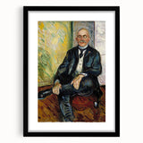 Expressionist Art - Portrait of Gustaf Schiefler Abstract Wall Art