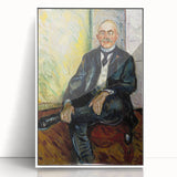 Expressionist Art - Portrait of Gustaf Schiefler Abstract Wall Art