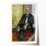 Expressionist Art - Portrait of Gustaf Schiefler Abstract Wall Art