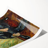 Expressionist Art - Portrait of Gustaf Schiefler Abstract Wall Art