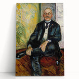 Expressionist Art - Portrait of Gustaf Schiefler Abstract Wall Art