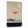 Large abstract wall art on acrylic glass featuring vibrant colors and geometric shapes.