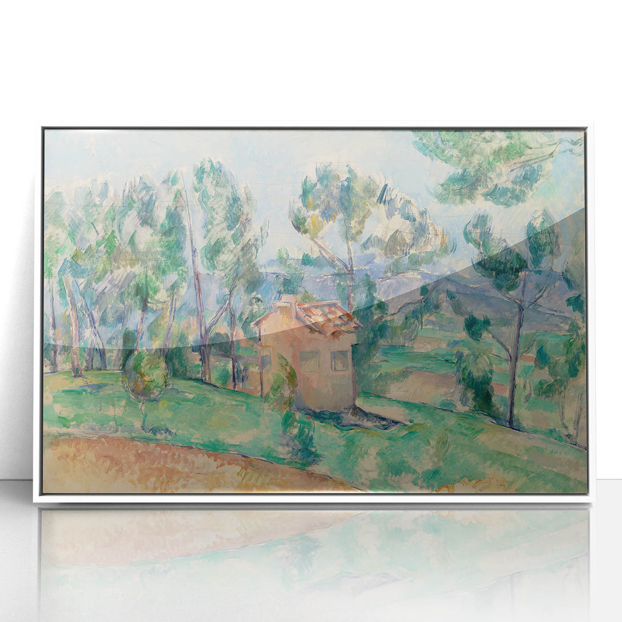 Impressionist Landscape Wall Art - Hunting Cabin in Provence by Cézanne