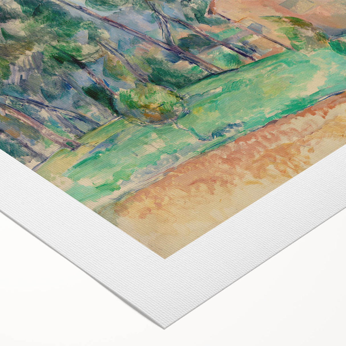 Impressionist Landscape Wall Art - Hunting Cabin in Provence by Cézanne