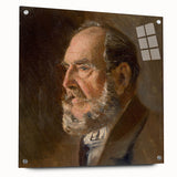 Realistic Wall Art - Portrait Study of an Elderly Man in Classical Realism