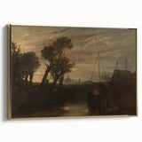 Historical Romanticism Canvas: Newark Abbey at Twilight