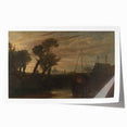 Historical Romanticism Canvas: Newark Abbey at Twilight