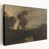 Historical Romanticism Canvas: Newark Abbey at Twilight