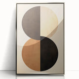 Framed abstract minimalist wall art showcasing fluid silver and white designs, perfect for modern home decor, set against a light background.