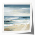 Coastal Modern Abstract Wall Art – Minimalist Ocean Canvas