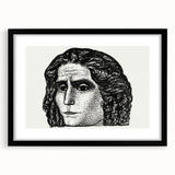 Expressionist Art - Portrait of Jean Jaurès Abstract Wall Art