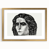 Expressionist Art - Portrait of Jean Jaurès Abstract Wall Art