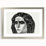 Expressionist Art - Portrait of Jean Jaurès Abstract Wall Art