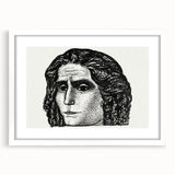 Expressionist Art - Portrait of Jean Jaurès Abstract Wall Art