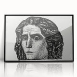 Expressionist Art - Portrait of Jean Jaurès Abstract Wall Art