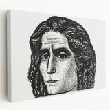 Expressionist Art - Portrait of Jean Jaurès Abstract Wall Art