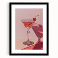 Extra large colorful abstract art print with textured surface, framed in black, ideal for living room decor.