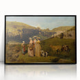 Classical Realism Painting - Young Ladies in Countryside Scene by Courbet