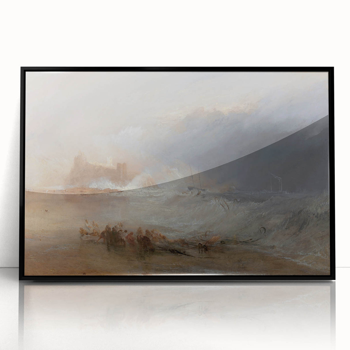 Romanticism Art: Northumberland Coastline and Shipwreck Drama