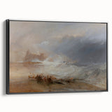 Romanticism Art: Northumberland Coastline and Shipwreck Drama