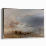 Romanticism Art: Northumberland Coastline and Shipwreck Drama