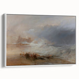 Romanticism Art: Northumberland Coastline and Shipwreck Drama