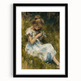 Abstract figurative art frame showcasing a black mat finish, emphasizing modern design elements. Ideal for contemporary home decor or gallery display.