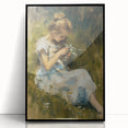 Framed abstract figurative acrylic artwork in black, showcasing dynamic shapes and vibrant colors, ideal for modern home decor and artistic expression.