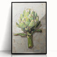 Large abstract wall art featuring assorted fruits in vibrant colors on a black acrylic frame, ideal for modern kitchen decor.