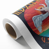 Led Zeppelin U.S. Tour 1975 Poster | Retro Music Wall Art