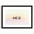Abstract landscape artwork framed in a sleek black mat, showcasing vibrant colors and unique textures, perfect for modern home decor. Ideal for enhancing living spaces or offices.