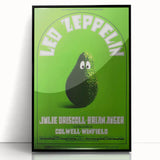 Led Zeppelin Fillmore Poster 1969 | Retro Music Wall Art